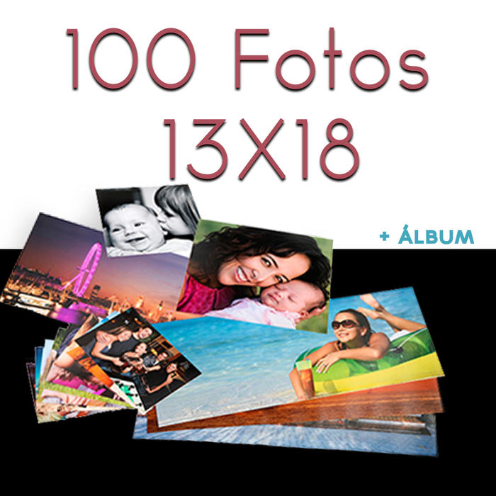 100 FOTOS 13X18 MAS ALBUM