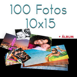 100 FOTOS 10X15 MAS ALBUM DE 100 FOTOS